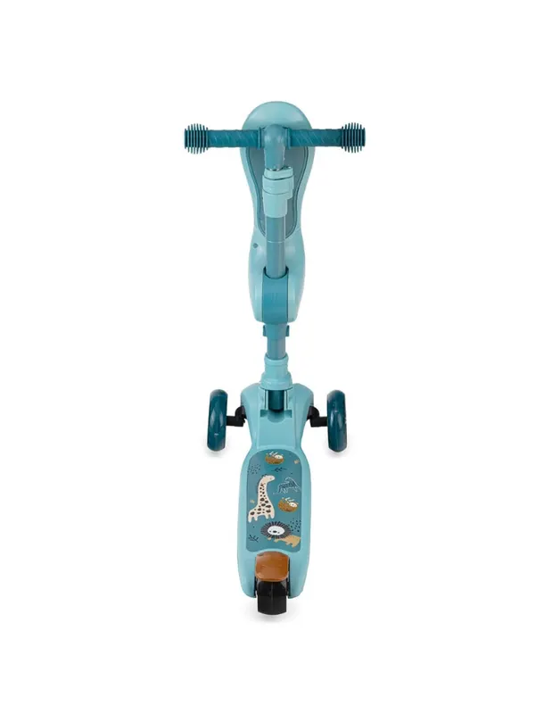 Trotineta MoMi Kiuru, 2 in 1, transformabila cu sezut, albastru KID056320 — imaginea 5