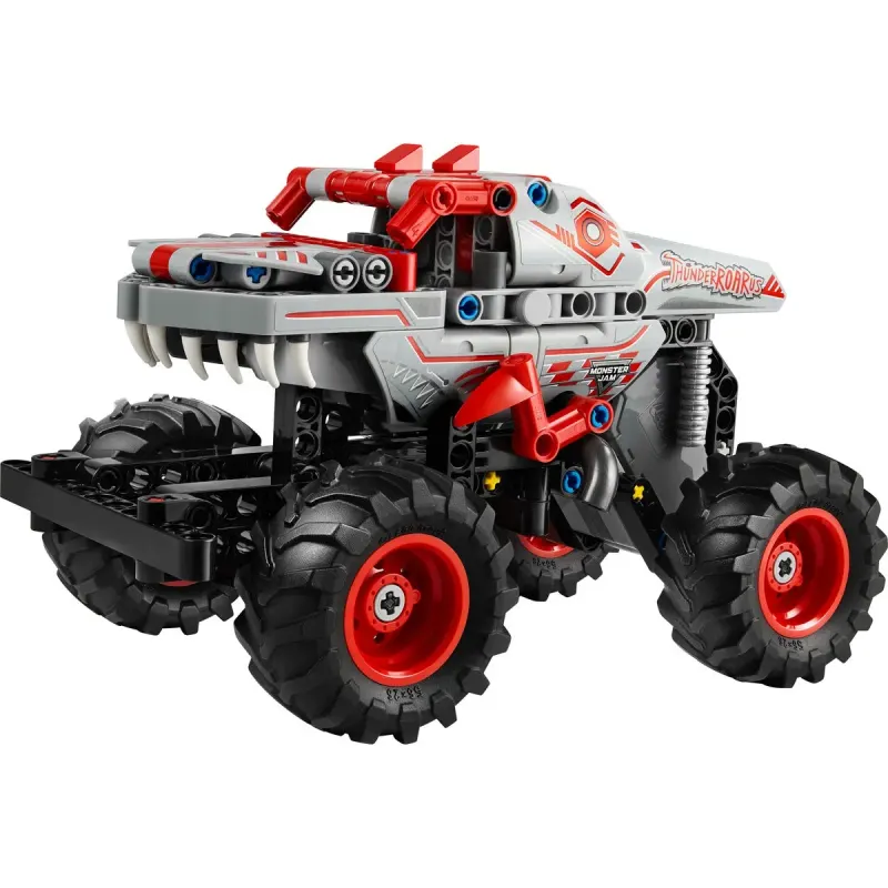 LEGO® Technic, Monster Jam, Thunderroarus Pull-Back motor cu arc KID816234 — imaginea 2