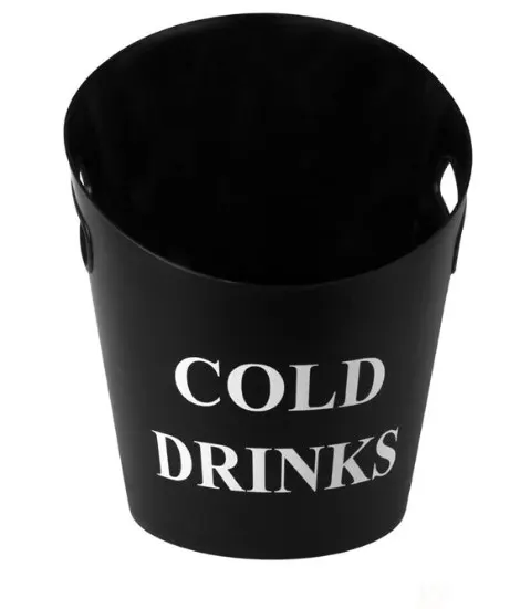 Frapiera pentru bauturi din plastic , Negru mat, 10 litri