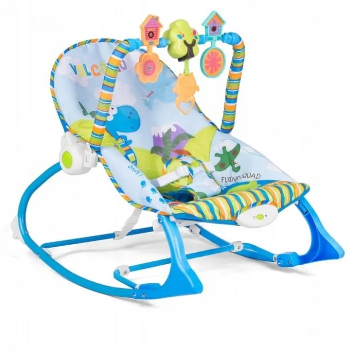 Balansoar multifunctional Ricokid, sunete, vibrati, albastru KID515356