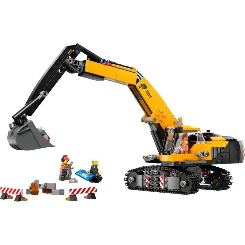 LEGO® City, excavator galben de constructii KID586939 — imaginea 2