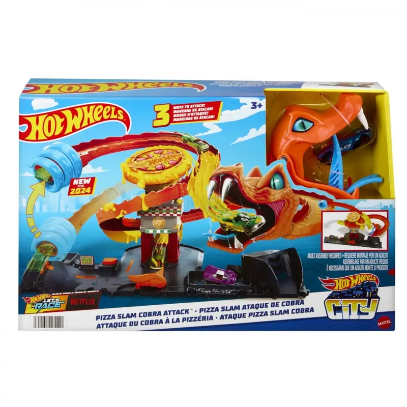 Hot Wheels City Pizzeria Atacul Cobrei