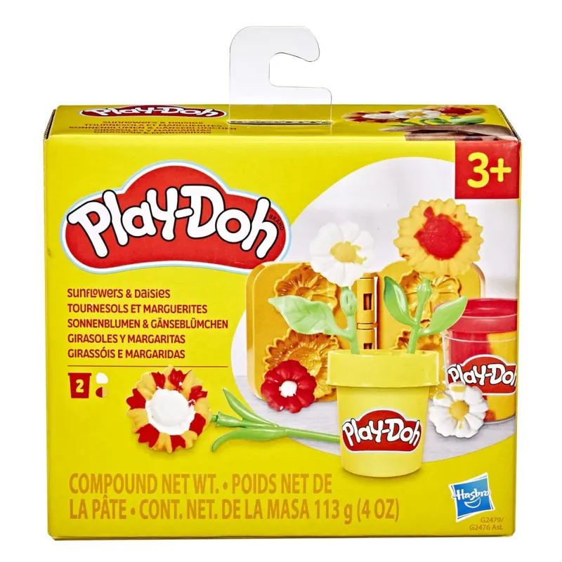 PLAY DOH SET CREATIE FLORI FLOAREA SOARELUI SI MARGARETE