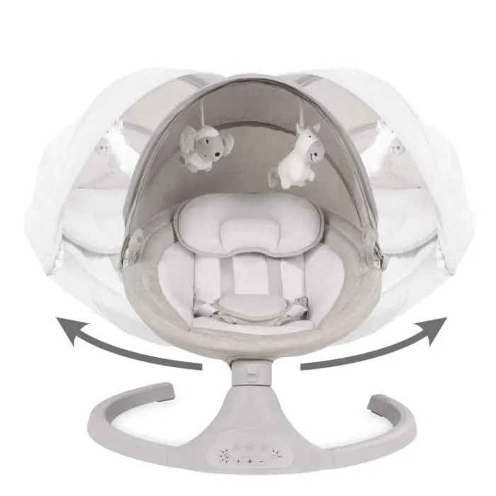 Leagan electric Kidwell Luxi, 2 in 1, light melange KID084814 — imaginea 3