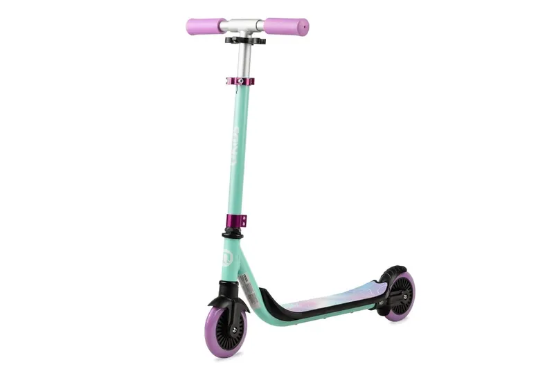 Trotineta QKids BRO, platforma antiderapanta, turcoaz KID046147