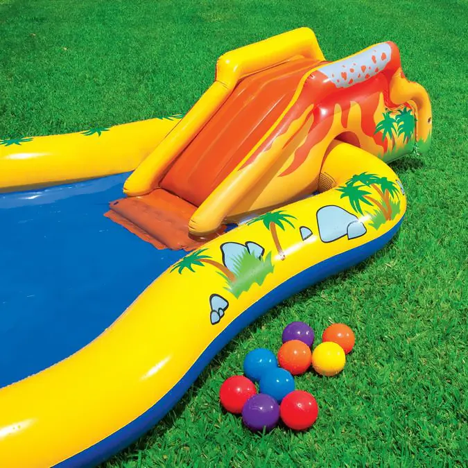 Piscina gonflabila copii Intex 57444 Dino, tobogan si jocuri interactive KID402482 — imaginea 4