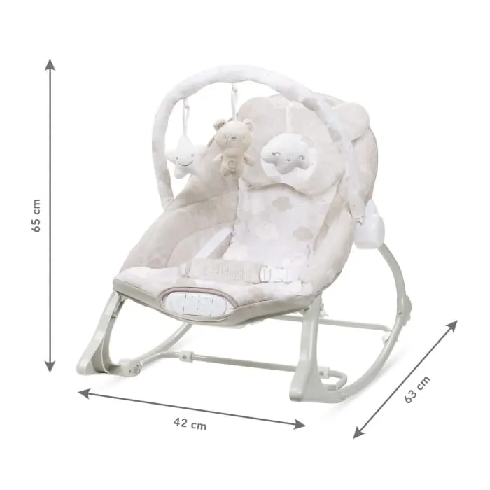 Balansoar multifunctional Kidwell Pino, sunete, jucarii, bej KID085927 — imaginea 2