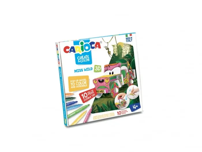 Set creativ Create Color Carioca Miss Wild 3D