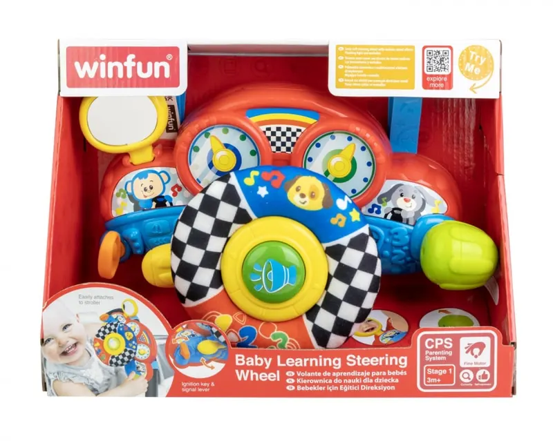 WINFUN VOLAN MUZICAL PENTRU BEBELUSI