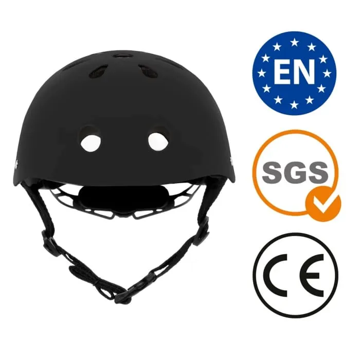 Casca bicicleta copii Kidwell Orix II, curele reglabile, orificii aerisire, negru KID099030 — imaginea 5