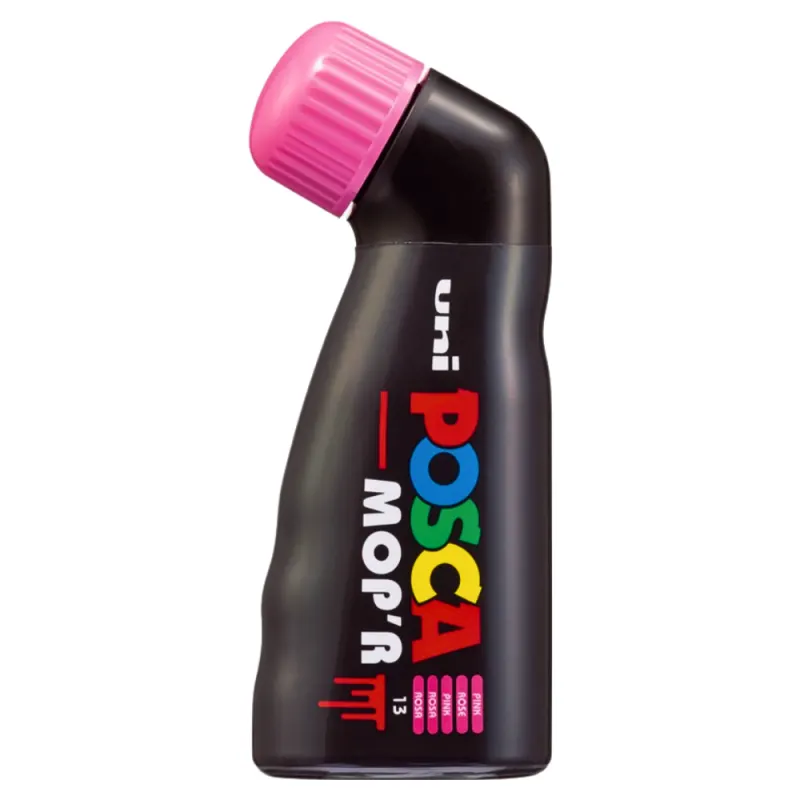 Marker cu cerneala pigmentara UNI PCM22 Posca 3-19 mm,varf buretat,roz