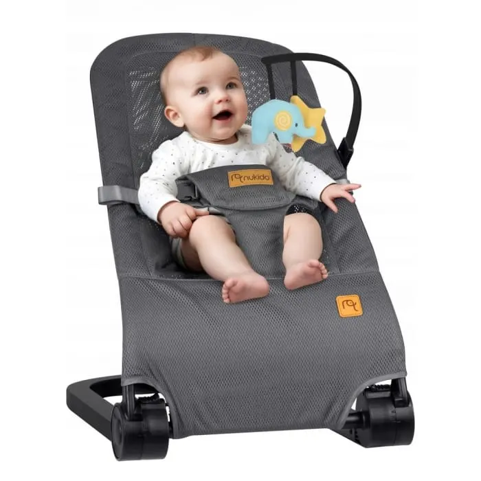 Balansoar 2 in 1 Nukido, jucarii, gri KID620318