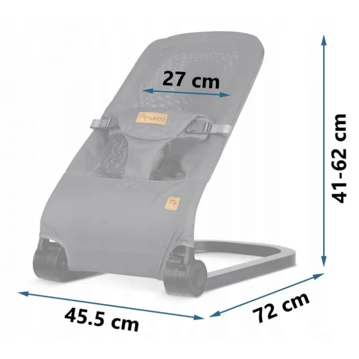 Balansoar 2 in 1 Nukido, jucarii, gri KID620318 — imaginea 2
