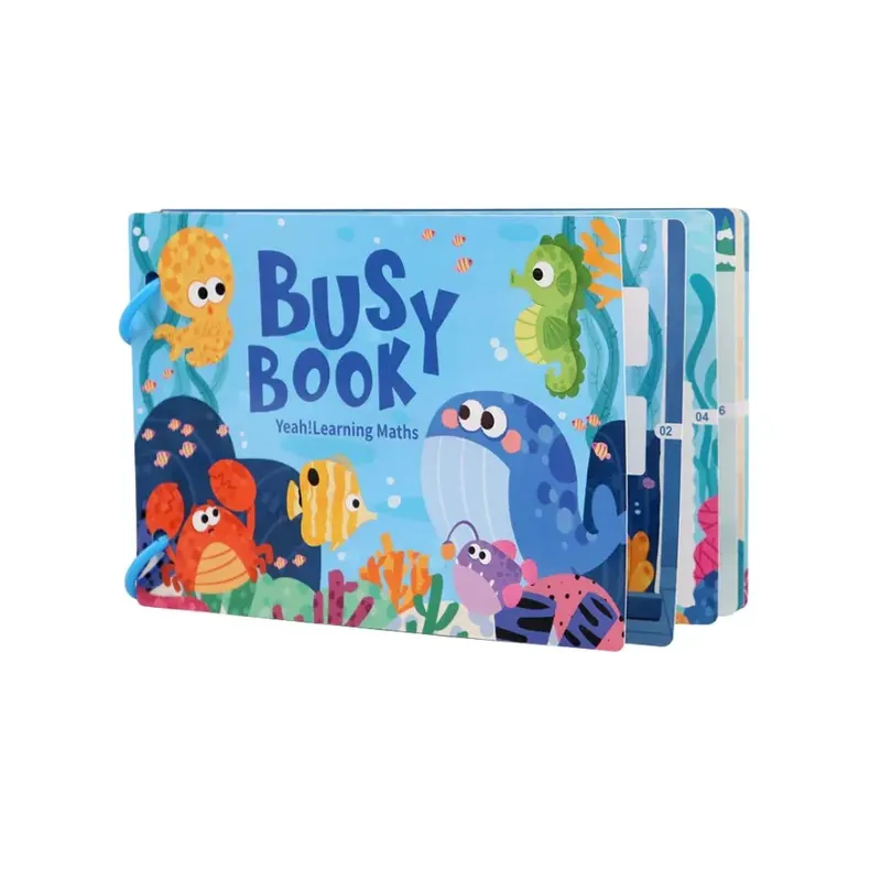 Carte educativă Busy Book, 6 tematici - Oceanul