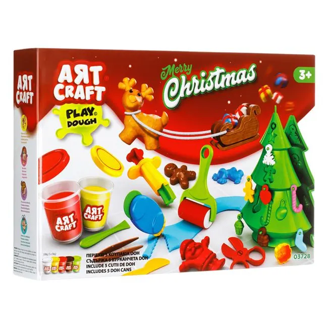 Joc creativ cu plastilina, Tematica Craciun