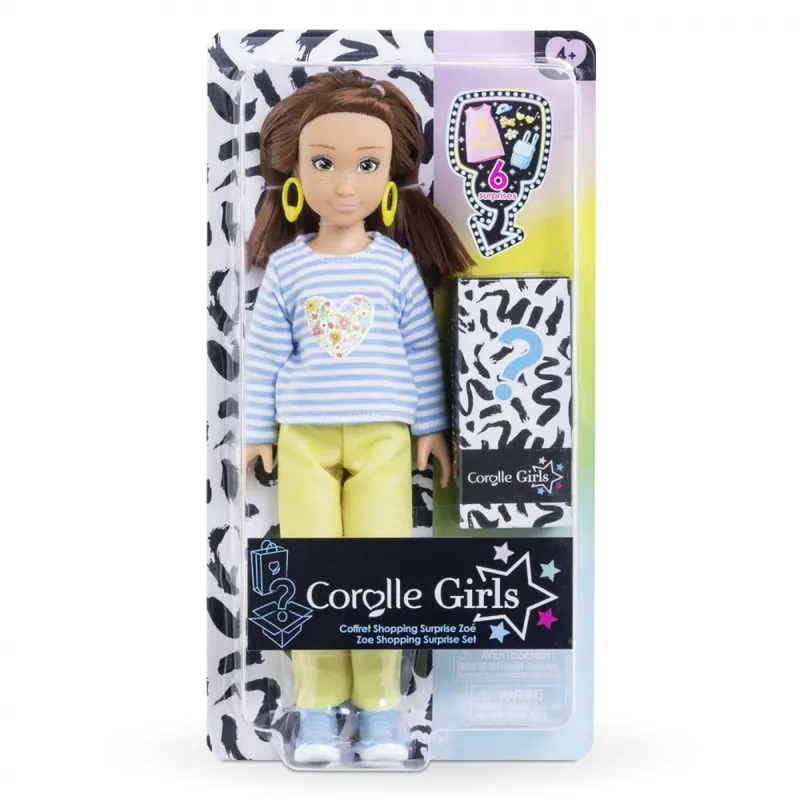 COROLLE SET CUMPARATURI SURPRIZA PAPUSA ZOE 28CM