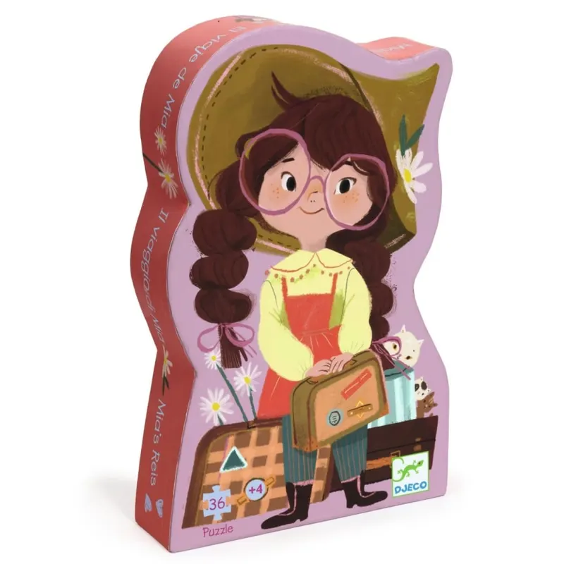 Puzzle Calatoria Miei, Djeco