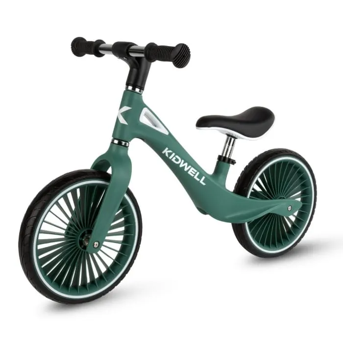 Bicicleta Kidwell Nix, echilibru, fara pedale, nailon, verde KID705755
