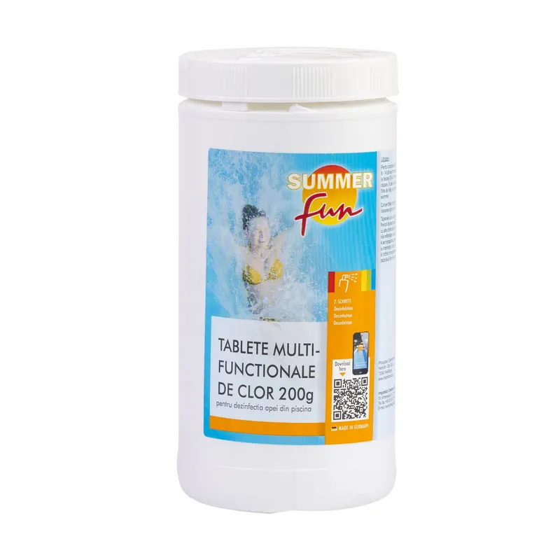 Tablete multifunctionale pentru cresterea valorii clorului apei din bazinele de inot, 1 kg