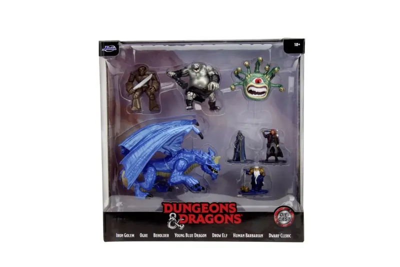 JADA DUNGEONS DRAGONS SET 7 FIGURINE METALICE