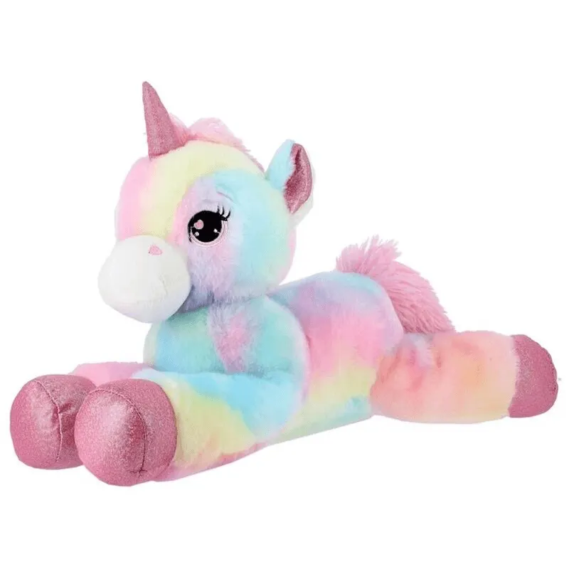 Unicorn de Plus Iris 60 Cm, Curcubeu, Prieten Magic pentru Copii
