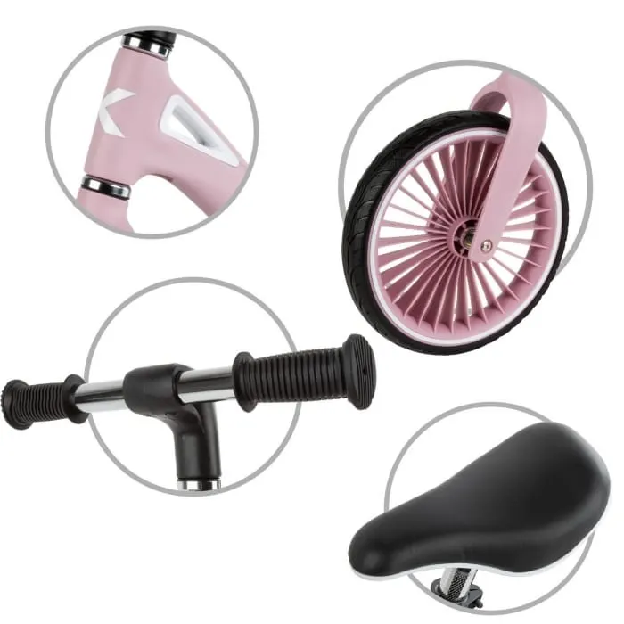 Bicicleta Kidwell Nix, echilibru, fara pedale, nailon, roz KID705762 — imaginea 4