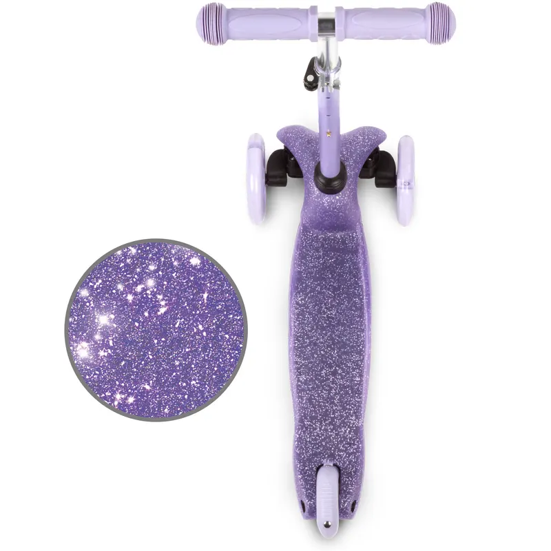 Trotineta Kidwell UNO, roti LED, ghidon reglabil, violet KID709227 — imaginea 2
