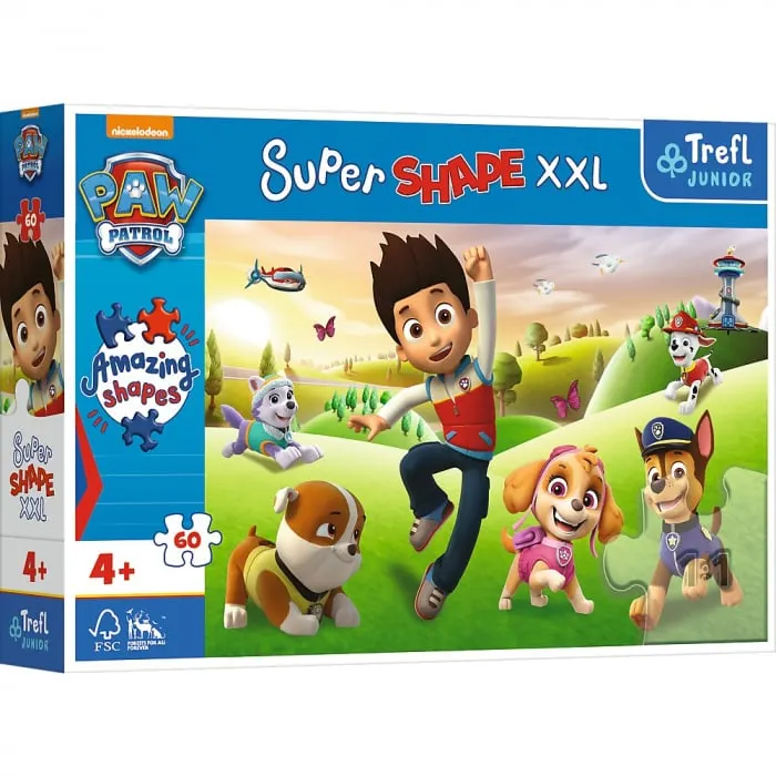 Puzzle Trefl Primo Super Shape XXL 60 Patrula Catelusilor