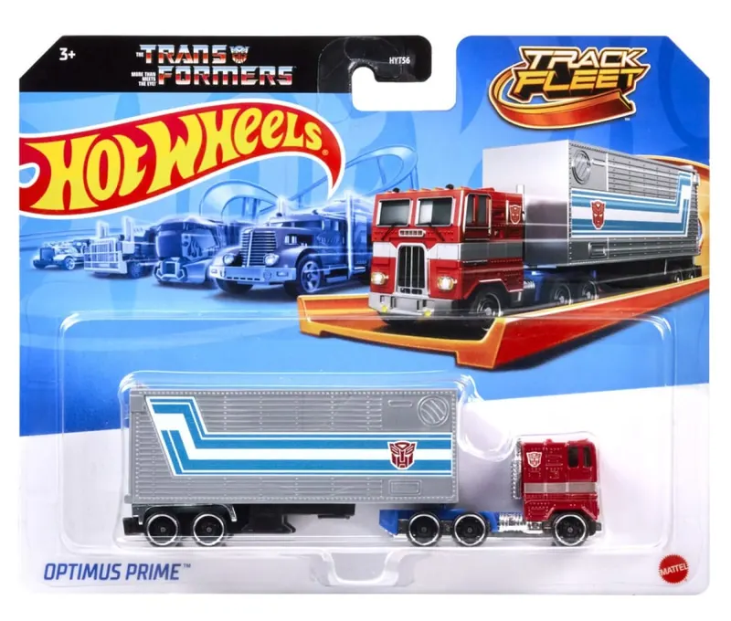 HOT WHEELS TRACK FLEET CAMION FLOTA TRANSFORMERS OPTIMUS PRIME SCARA 1 LA 64