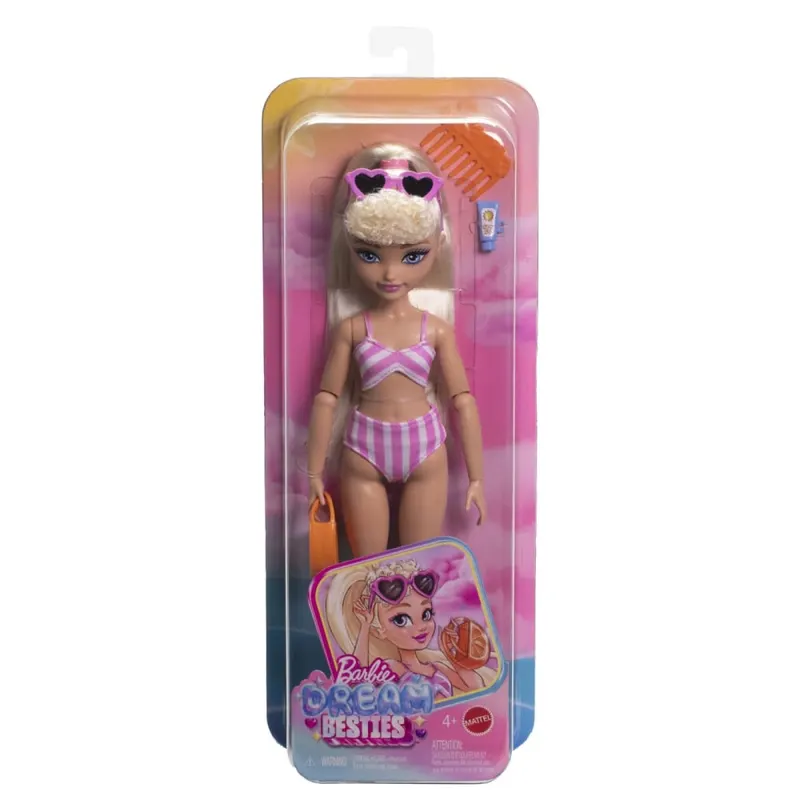 BARBIE DREAM BESTIES PAPUSA BARBIE MALIBU LA PLAJA CU ACCESORII