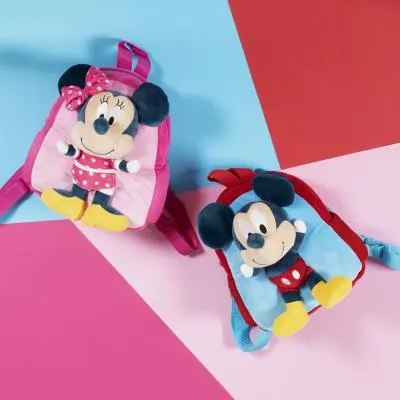 Ghiozdan personalizat de plus personaj Mickey Mouse