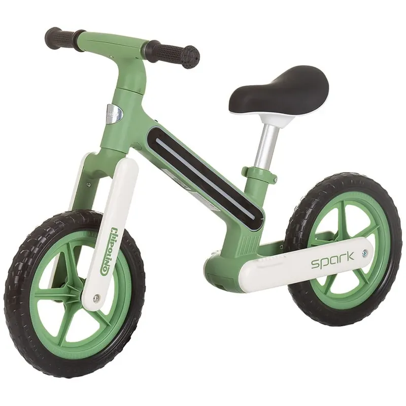 Bicicleta Chipolino Spark, echilibru, fara pedale, verde KID060282