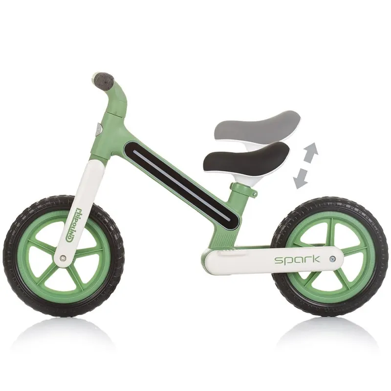 Bicicleta Chipolino Spark, echilibru, fara pedale, verde KID060282 — imaginea 3