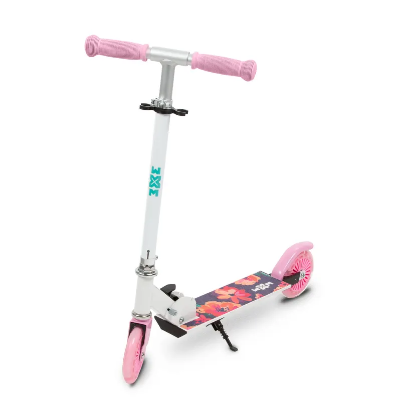 Trotineta WXM SKIPO Floral, pliabila, 2 roti, LED, aluminiu KID098071 — imaginea 2