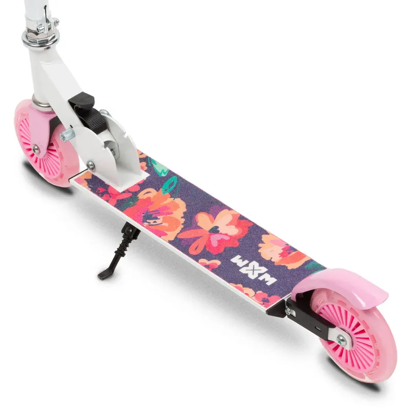 Trotineta WXM SKIPO Floral, pliabila, 2 roti, LED, aluminiu KID098071 — imaginea 4