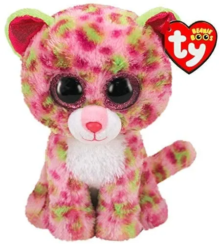 Plus Ty 15cm Boos Leopard Roz