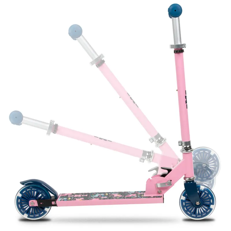 Trotineta WXM SKIPO Unicorn, pliabila, 2 roti, LED, aluminiu KID098095 — imaginea 5