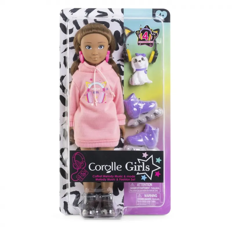 COROLLE SET MUZICA SI MODA PAPUSA MELODY 28CM