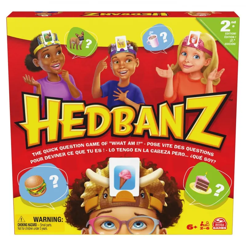 Joc de societate Hedbanz pentru familie,+6 ani