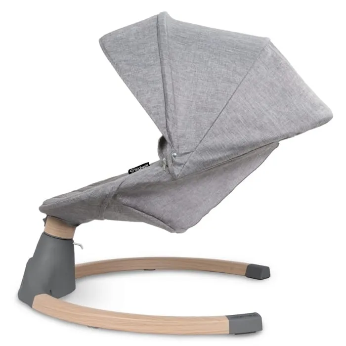 Leagan electric 2 in 1 Kidwell Luxi, sunete si jucarii, wooden dark melange KID103072 — imaginea 3