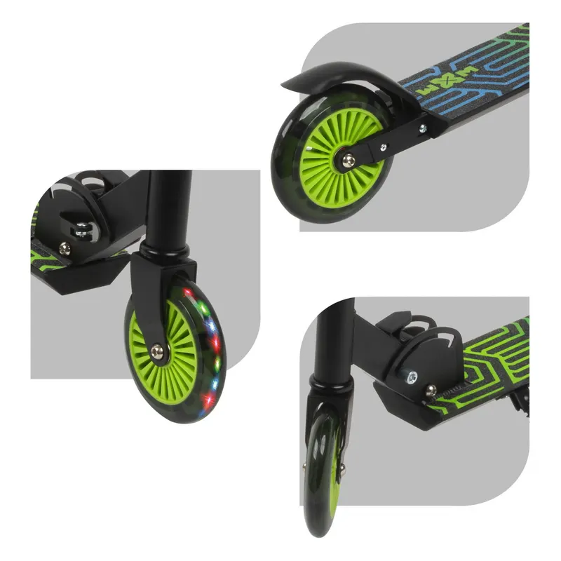 Trotineta WXM SKIPO Zone, pliabila, 2 roti, LED, aluminiu KID700514 — imaginea 4