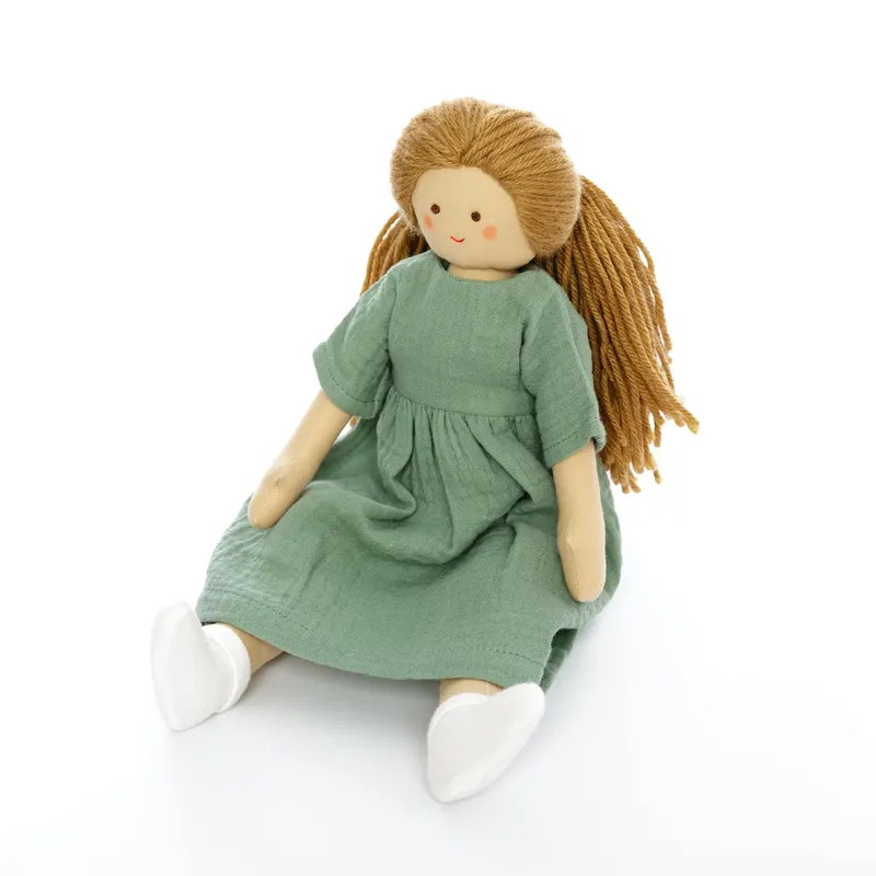 Twinkle Doll Muselina Mint, papusa textila, 35 cm — imaginea 2