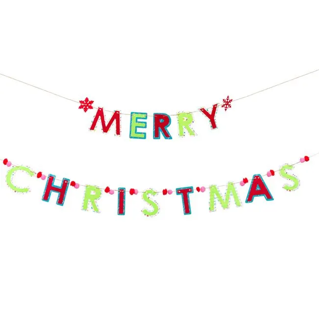Set creativ Merry Christmas pentru activitati crafts, Fetru, Multicolor