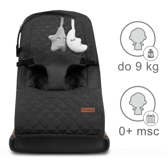Balansoar copii Kidwell Laro, jucarii, negru KID099498 — imaginea 2