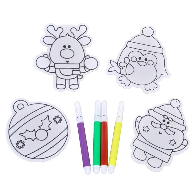 Set creativ-Primele mele decoratiuni de Craciun,13 piese