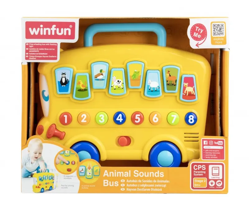 WINFUN AUTOBUZ CU SUNETE SI LUMINI