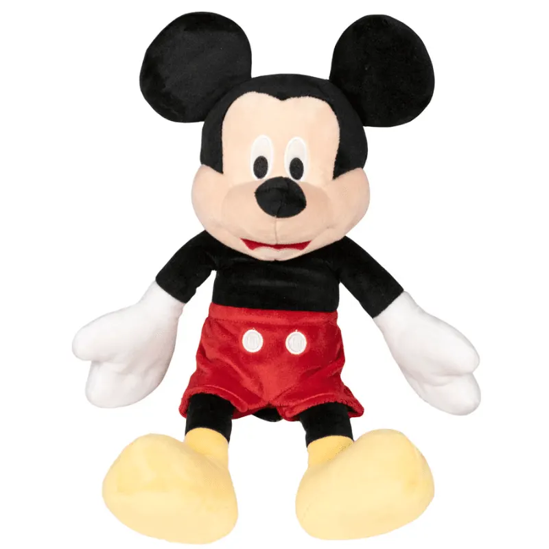 Jucarie de Plus Disney Mickey Mouse 27 Cm, Originala, Moale si Sigura pentru Copii