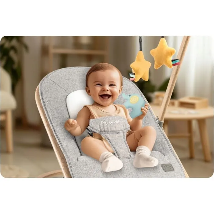 Balansoar 2 in 1 Nukido, jucarii, gri KID620356 — imaginea 2