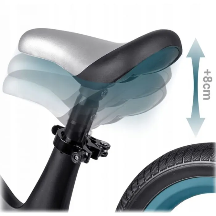 Bicicleta Nukido Light Flee, echilibru, fara pedale, roti EVA, negru KID623074 — imaginea 4