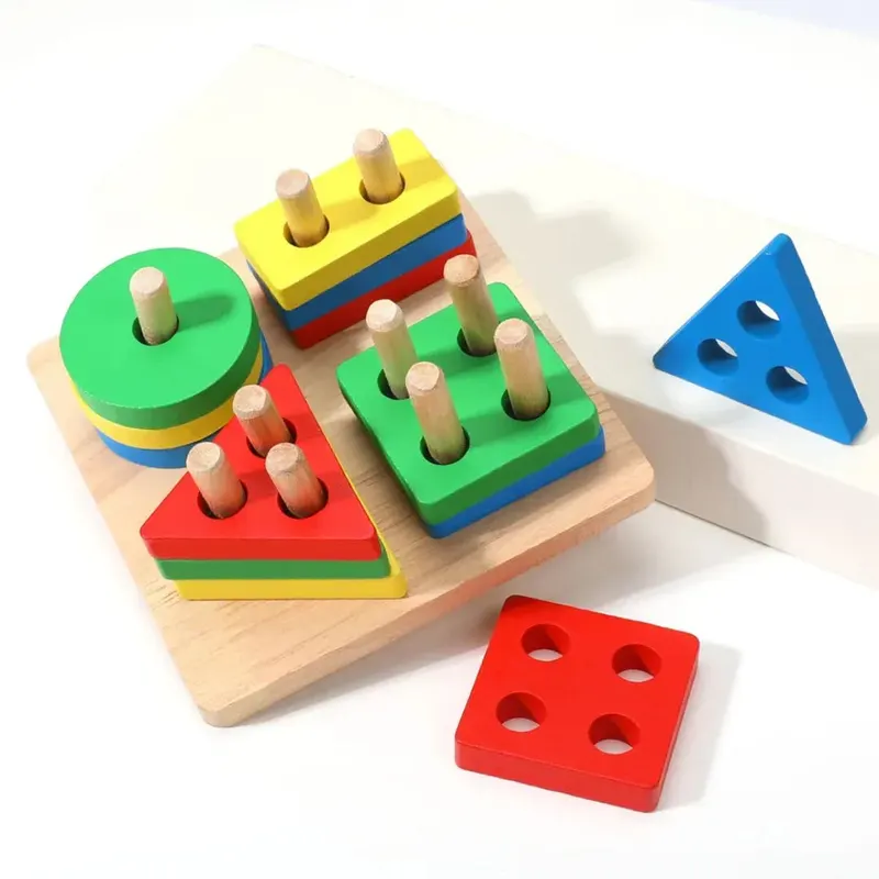 Joc de sortare, 16 forme geometrice, 1 an+